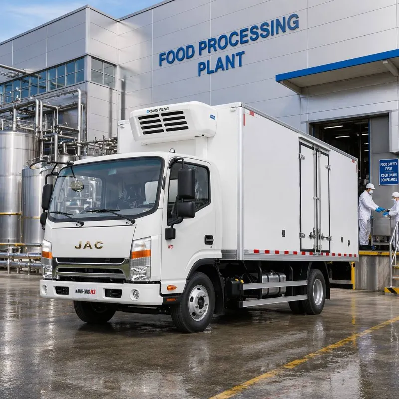 How Can 3Ton Refrigerated Truck with Carrier Reefer Unit Cold Chain Transport Improve Logistics Efficiency?
