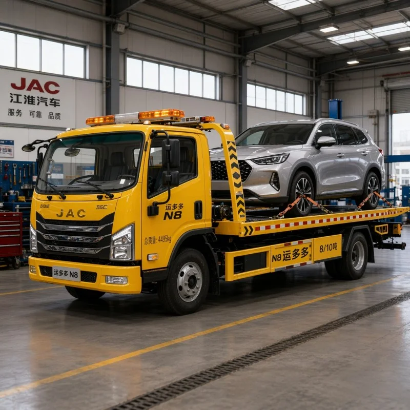 How Can Heavy-Duty Meets Compact JAC N8 8/10-Ton Wrecker with Cummins Power Improve Road Recovery?