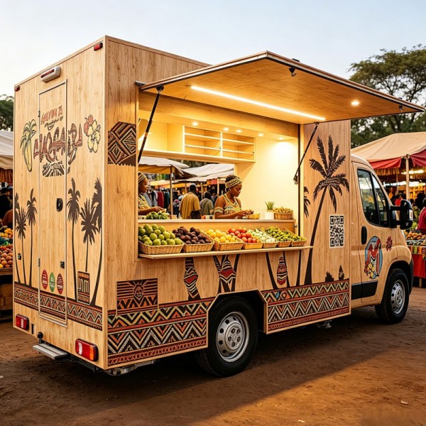 Hot Sale Food Truck Mini Truck Fully Equipped Food Truck with Full Kitchen