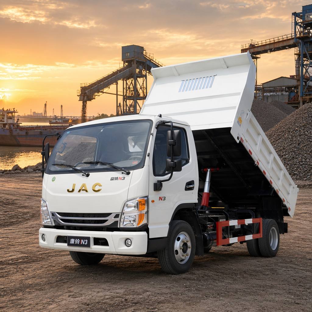Light Duty Dump Truck 3-5Ton Mining Tipper with JAC Chassis for Sale