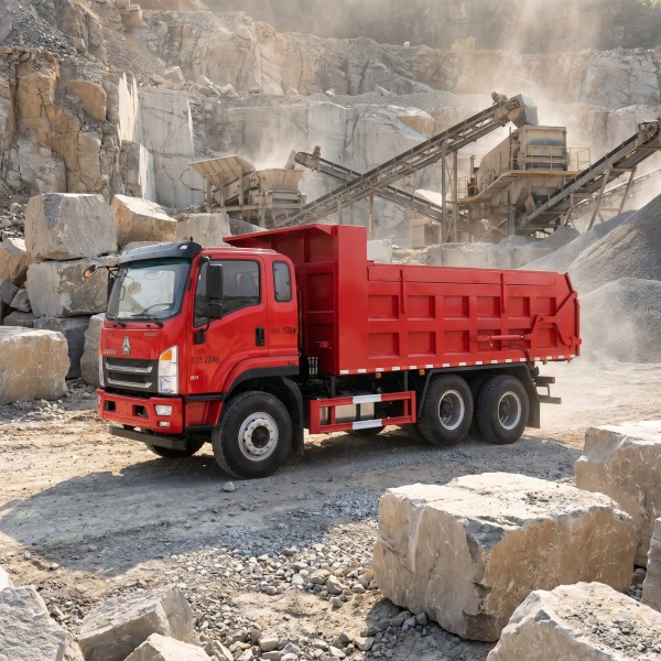 Shacman 6*2 20 Ton Tipper Truck Cargo Dumper with Telescopic Hydraulic Cylinder for Construction Site